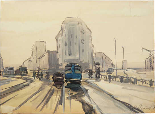 Ройтер Михаил Григорьевич. Городской пейзаж 